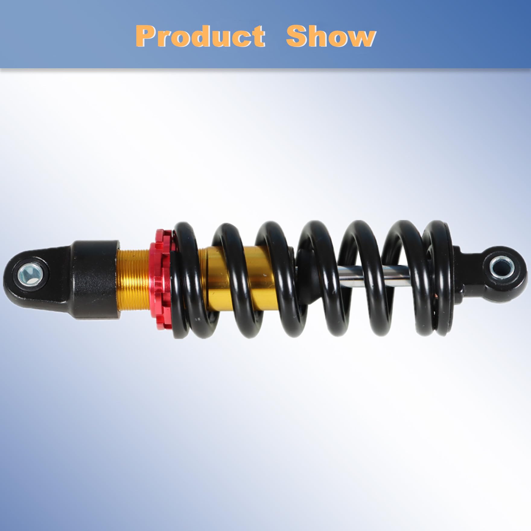 waltyotur 10.5 270mm Rear suspension Shock Absorber Spring Replacement for Dirt Pit Bike SDG SSR Coolster 110cc 125cc 800lbs