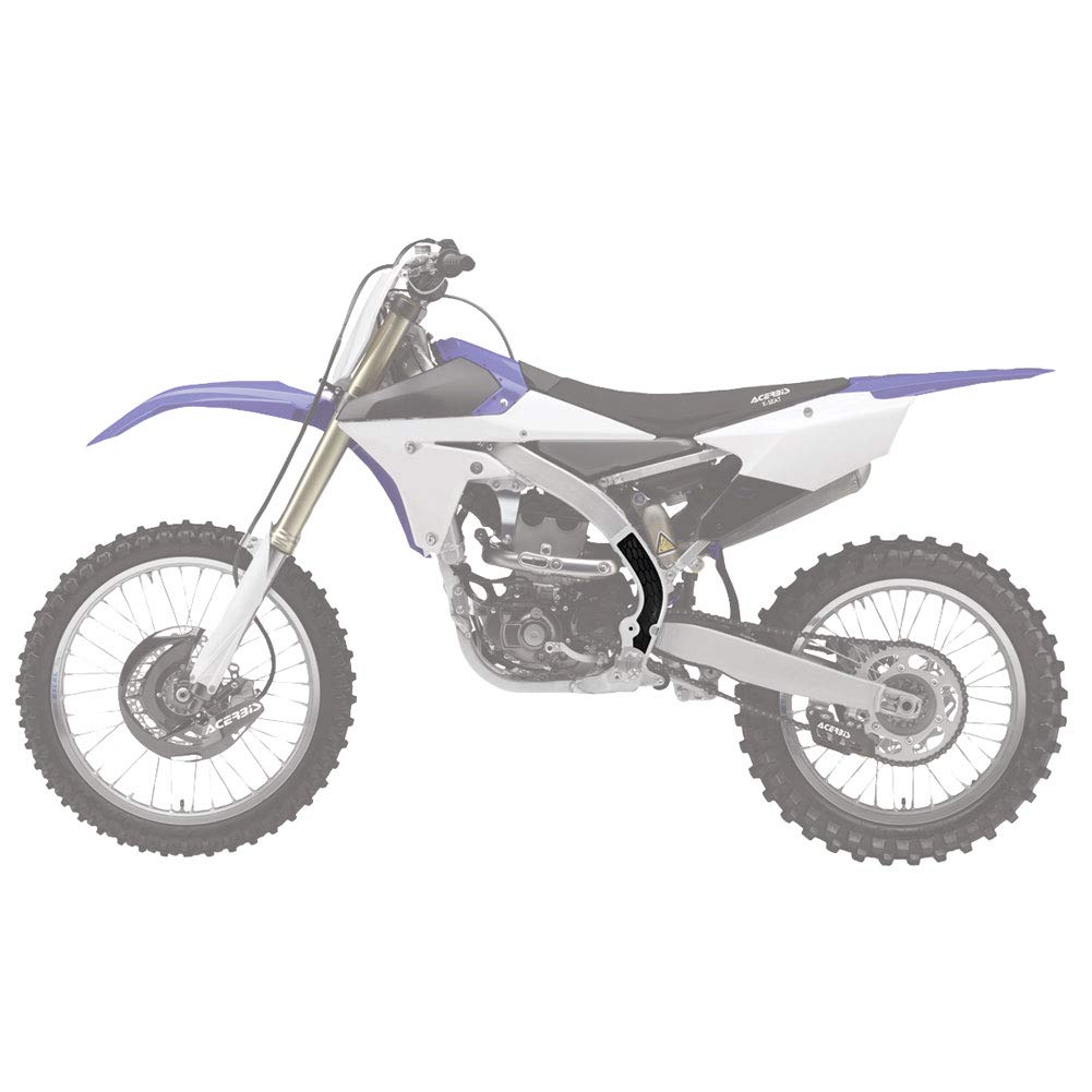 Acerbis X-Grip Frame Guards White/Black - Fits: Husqvarna Tx 300 2017-2018