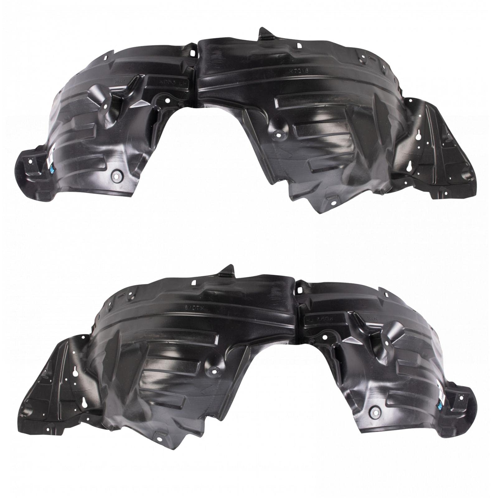 Trq Front Inner Fender Liner Set Compatible With 2013-2016 Mazda Cx-5 Ma1248142 Ma1249142
