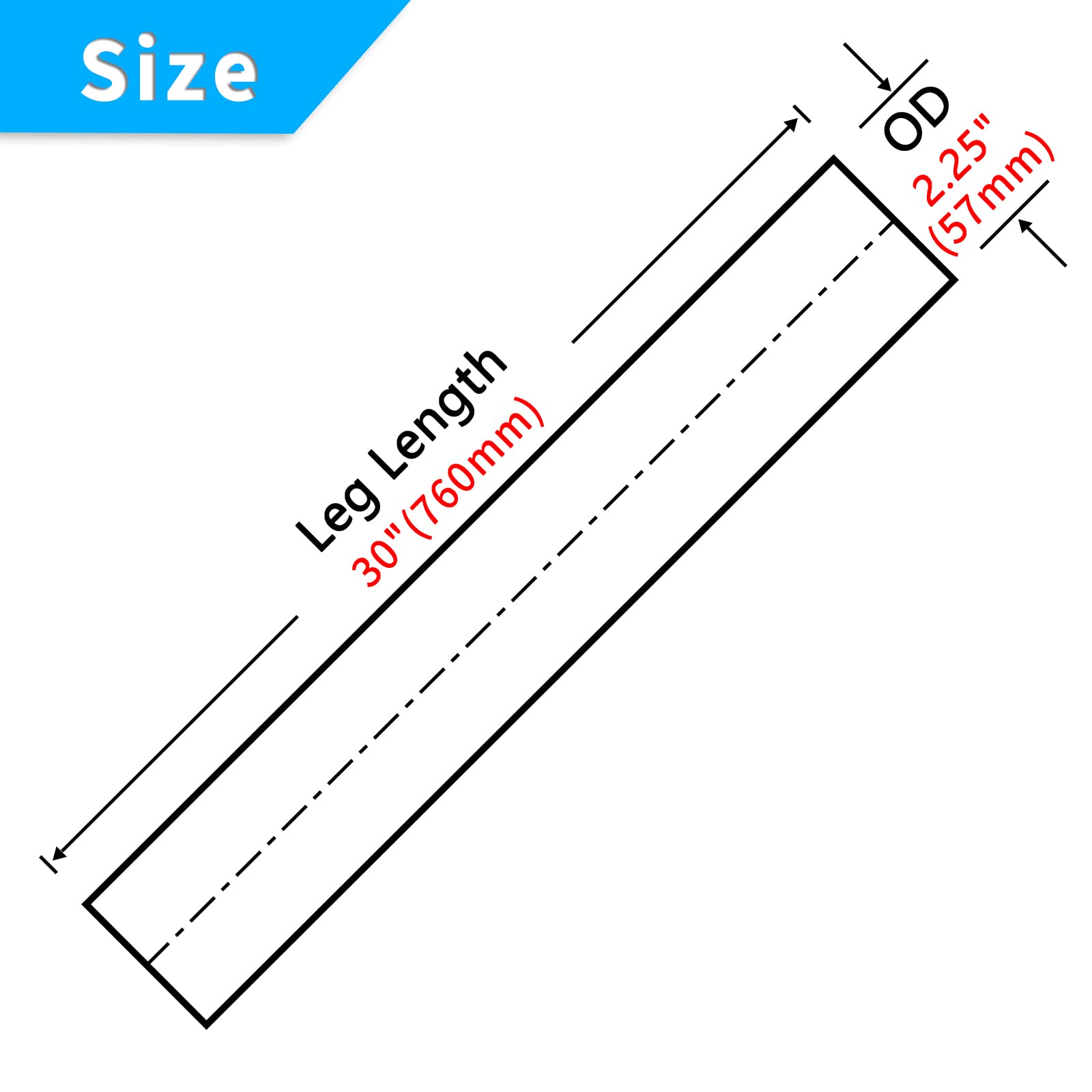 Fgjqefg 2.25 Inch Straight Diy Custom Mandrel Exhaust Pipe Tube Pipe, 30 Inch Length, 2.25'' Od Mandrel Straight Pipe, T304 Stainless Steel, Universal Fitment - 2Pcs