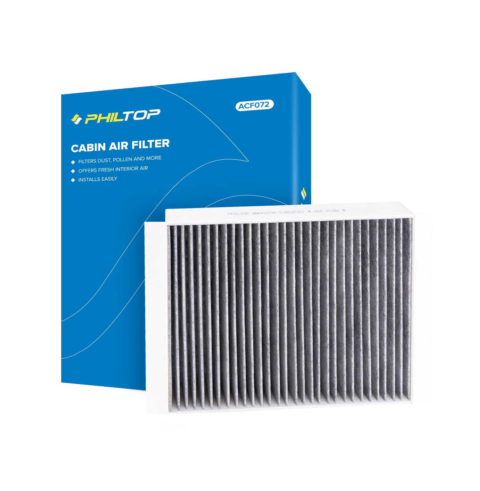 PHILTOP Cabin Air Filter, ACF072 (CF11719) Replace for C300, C400, C43 AMG, CLS450, CLS53 AMG, E400, E43 AMG, GL350, GL450, GL63