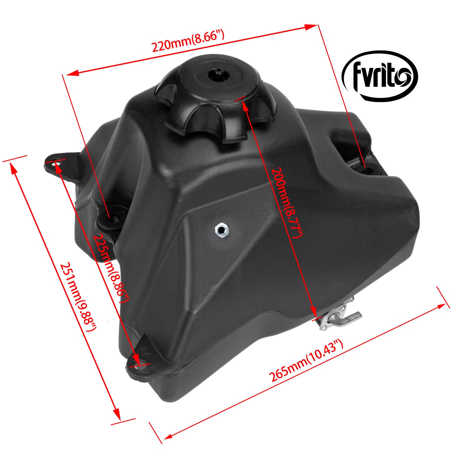 Fvrito Gas Fuel Petrol Tank Cap For Honda Crf50 Xr50 50Cc 70Cc 90Cc 110Cc 125Cc Ssr Taotao Coolster Baja Dr49 Sdg 107 Kazuma Thu