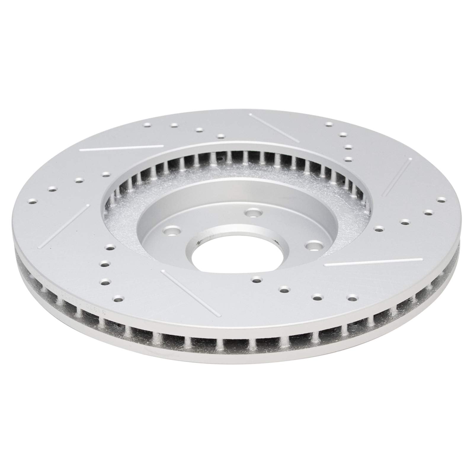 Trq Front Performance Brake Rotor Drilled Slotted Pair Set For 350Z / 370Z / Altima / Ex35 / Ex37 / Fx35 / Fx45 / G25 / G35 / G3