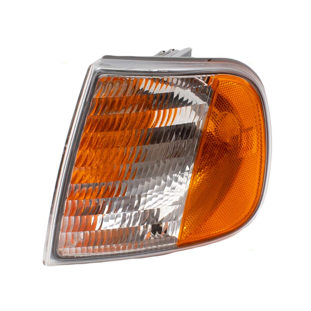 Brock Aftermarket Replacement Driver Left Park/Signal Light Unit Compatible With 1997-2003 Ford F-150