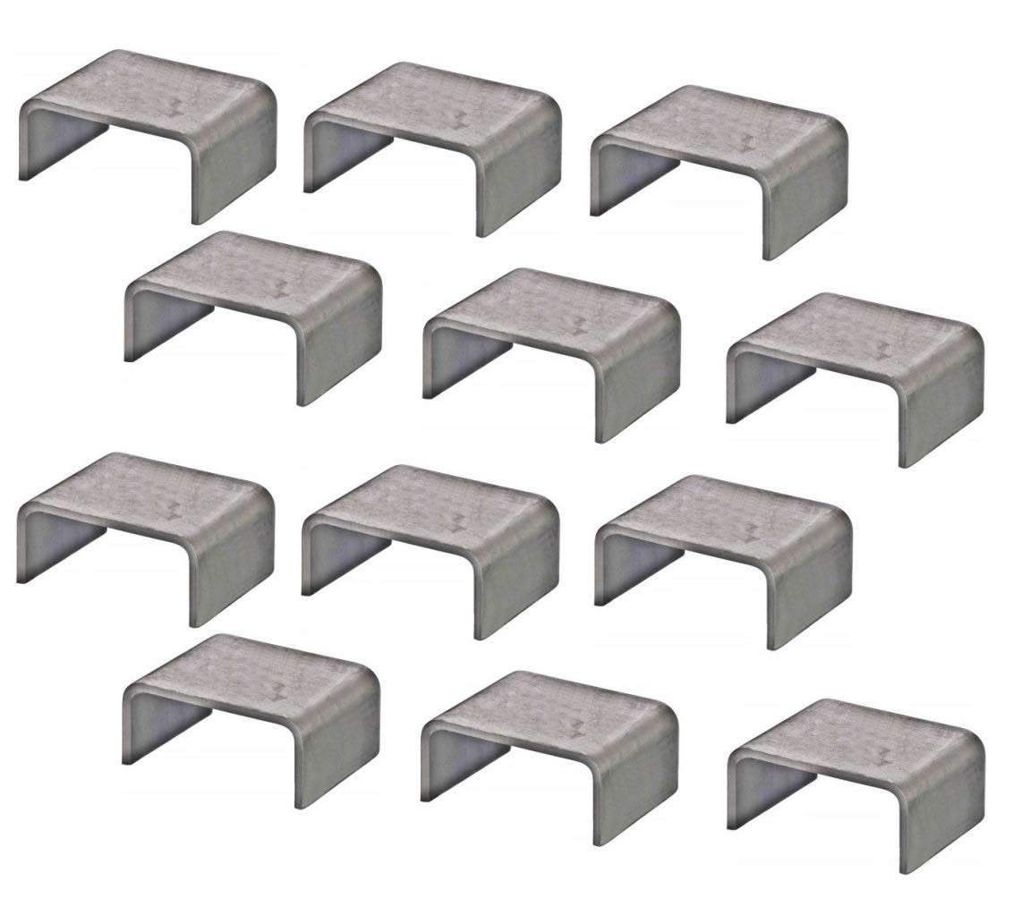 A.A Heavy Duty Weld On 2X4 Steel Stake Pockets For Trailers & Trucks (Pack Of 12)