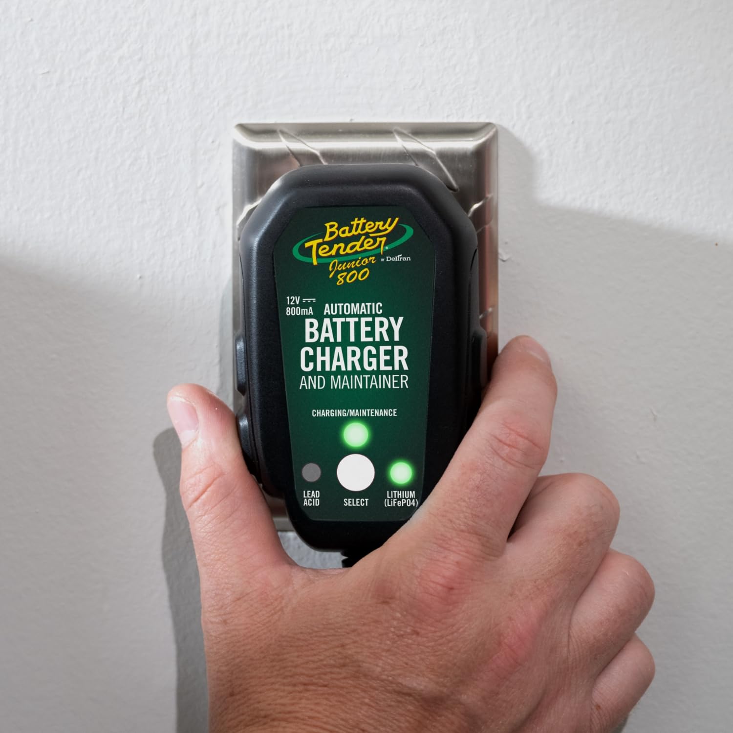 Battery Tender Junior 12V, 800Ma Battery Charger And Maintainer For Lead Acid And Lithium Batteries - Switchable Battery Charger