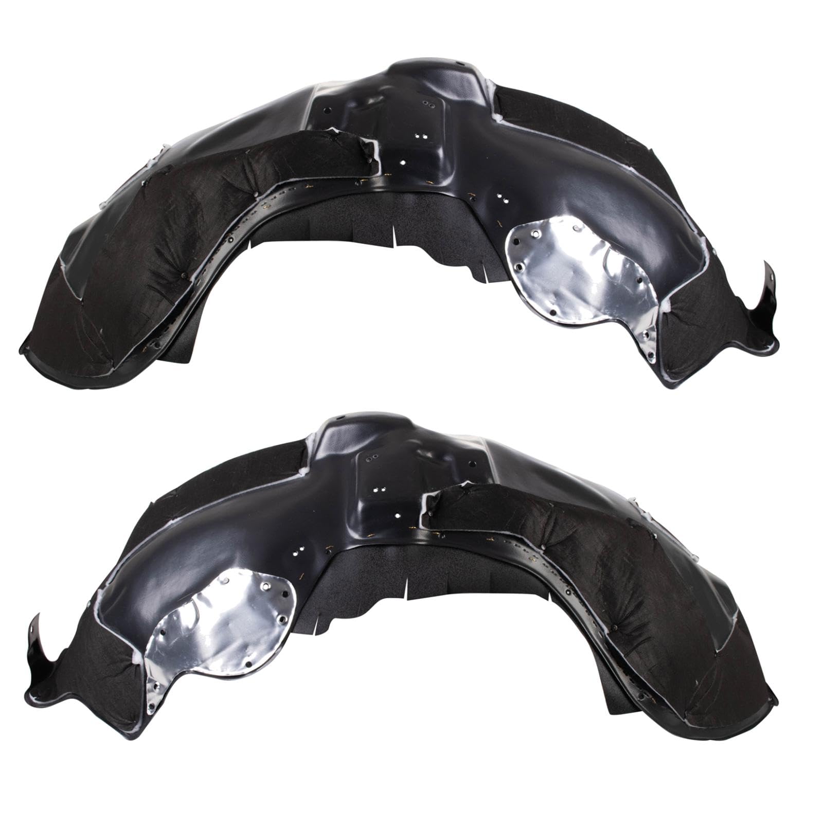 Trq Front Inner Fender Liner Set Compatible With 2015-2017 Ford Expedition Lincoln Navigator Fo1248173 Fo1249173