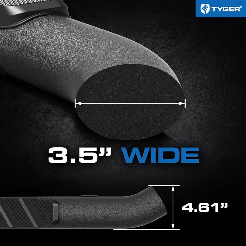Tyger Auto 3.5'' Rider Running Boards Compatible With 2015-2025 Ford F-150; 2017-2024 F-250 F-350 Super Duty (Not Fit Lightning