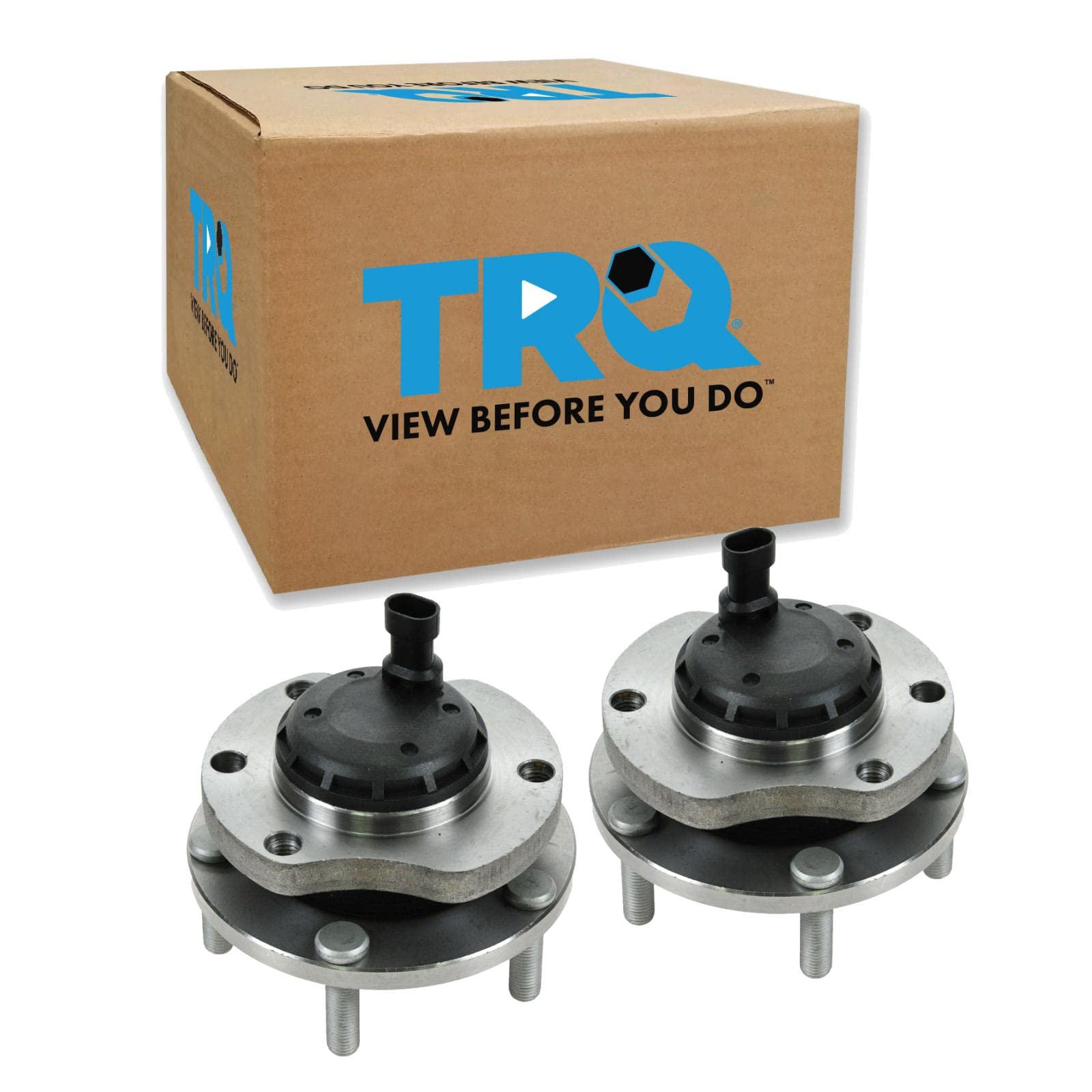 Trq Front Wheel Hub Bearings Assembly Set Compatible With 2004-2006 Pontiac Gto