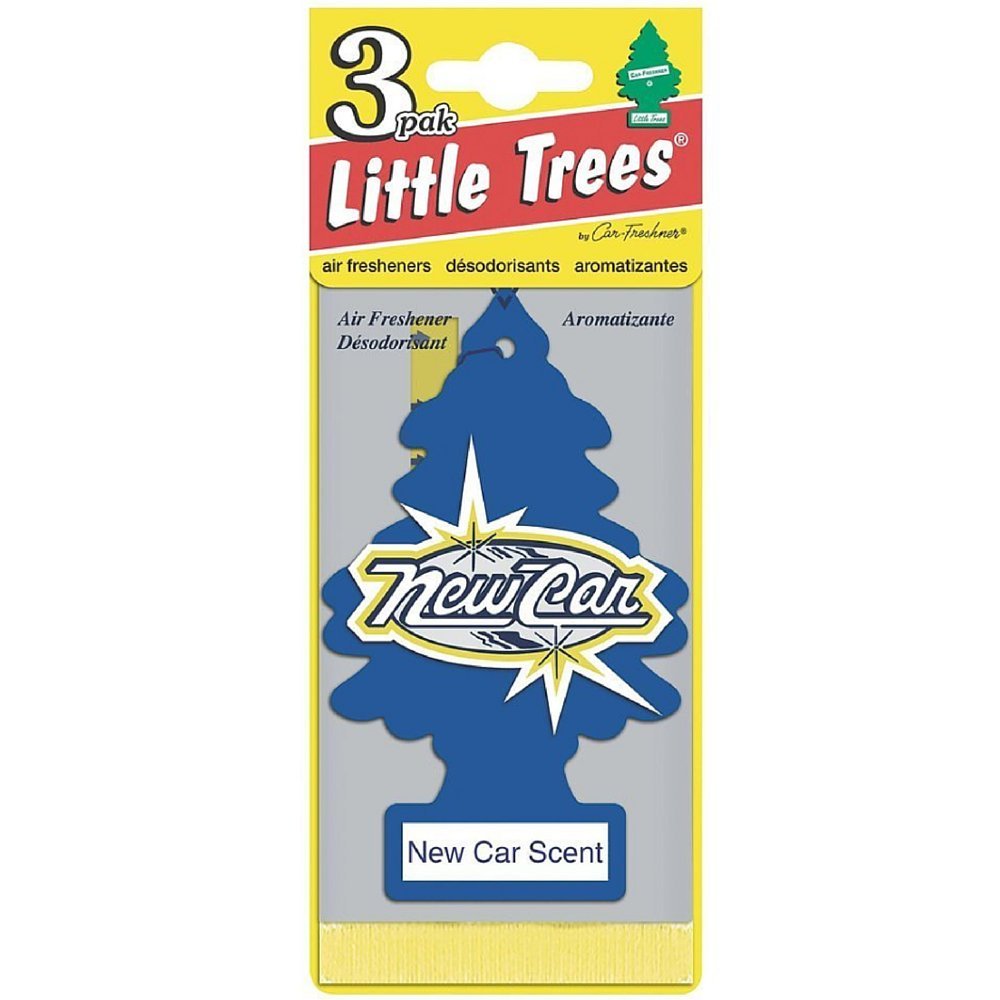 Little Trees Car Air Freshener, New Car Scent 3 Ea (Pack Of 24)