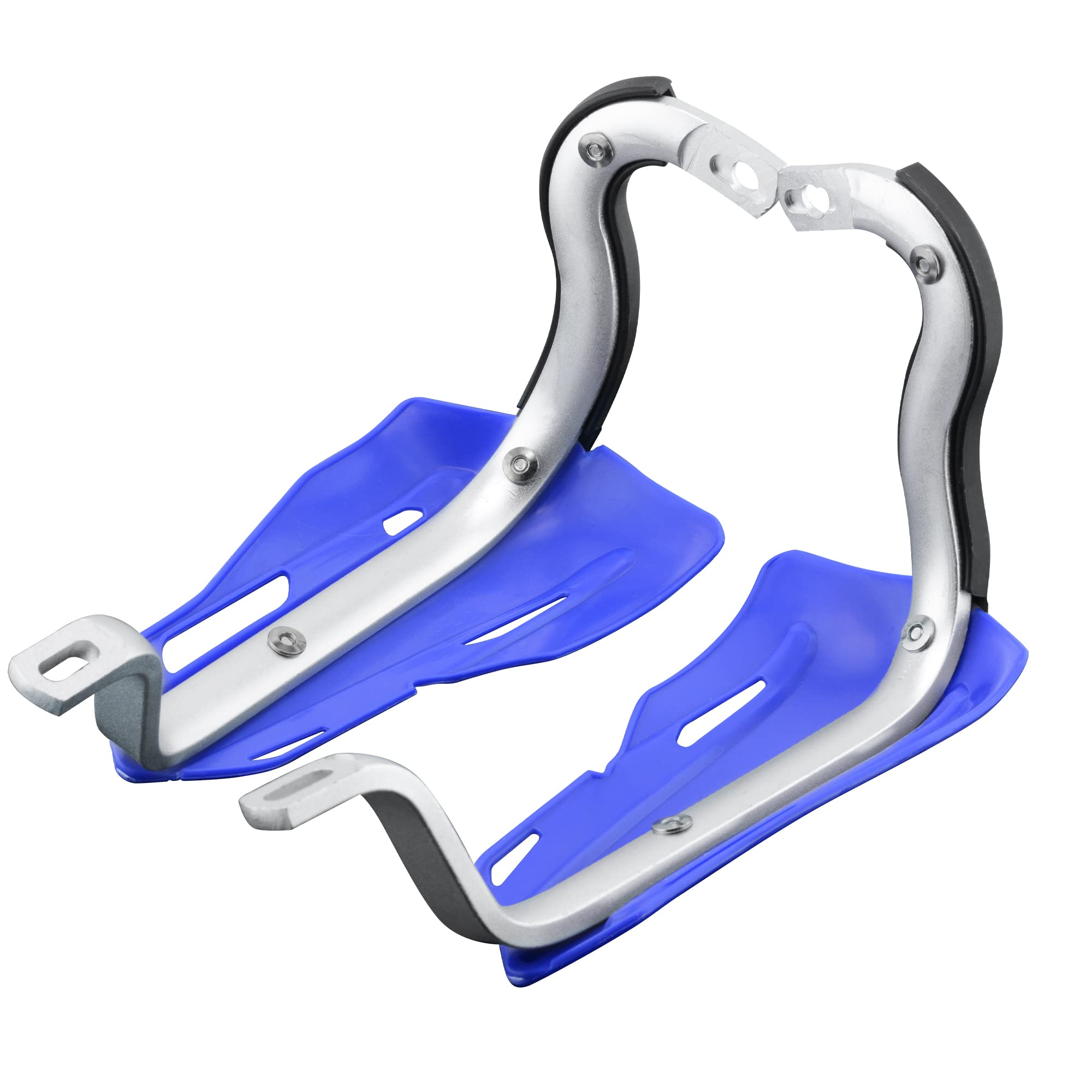 Fewfuss Dirt Bike Hand Guards With Grips - Universal Motorcycle Handguards For Pit Bikes Atv Motocross Enduro Blue