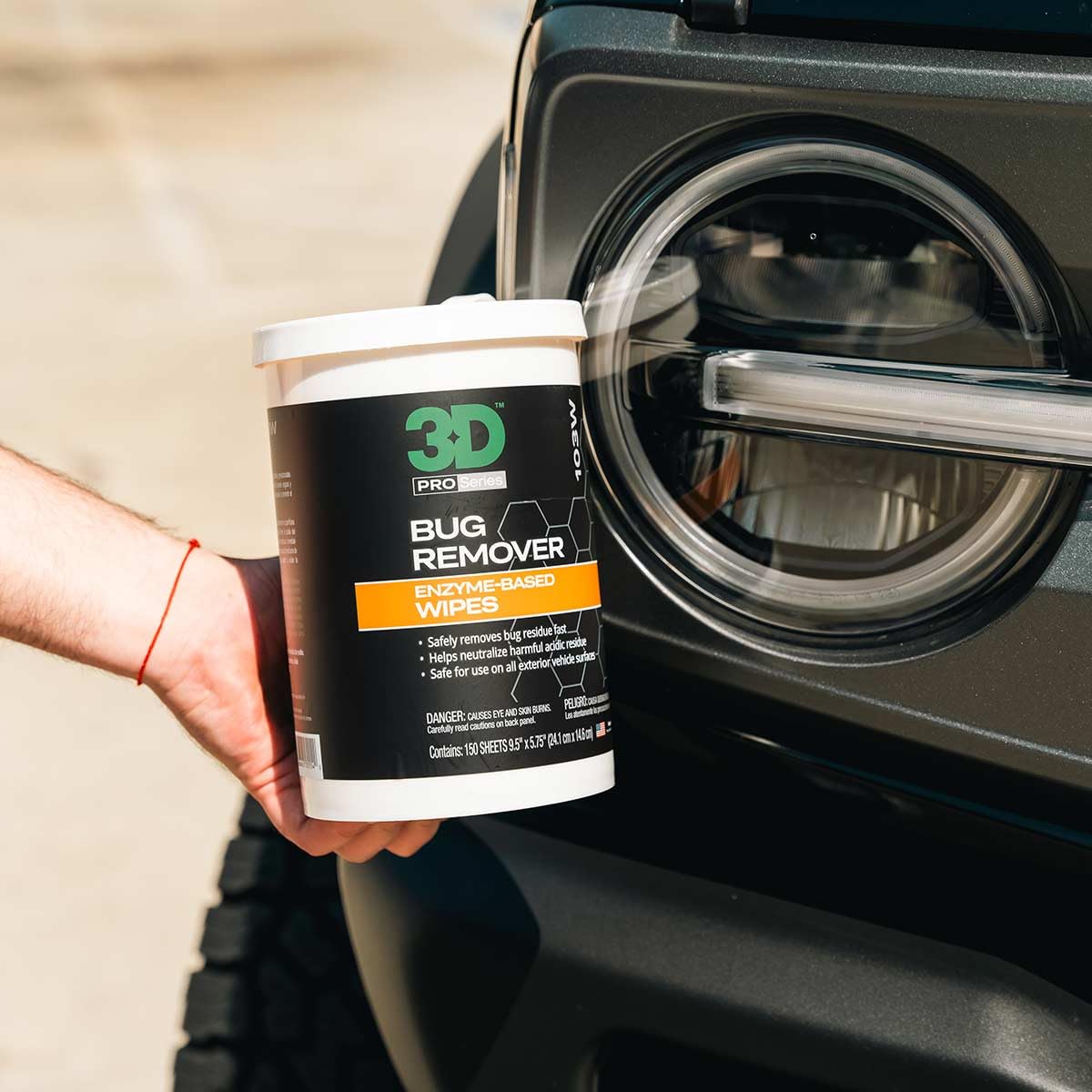 3D Bug Remover - Versatile Exterior Solution For Removing Bugs From Windows, Mirrors, And Multiple Surfaces Safe For Car Paint,