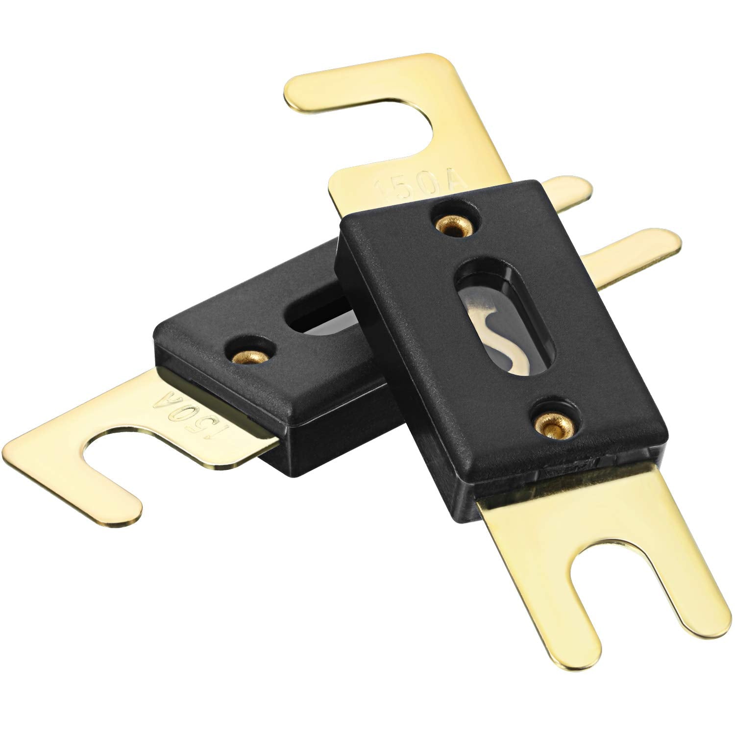 5 Pieces Anl Fuse Inline Fuse Gold Plated Fuse For Car Vehicle Audio Video System (150 Amp)