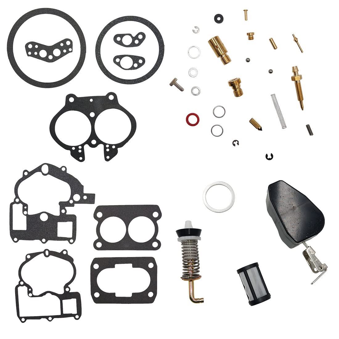 Cylinman Carburetor Repair Rebuild Kit Fit for Mercruiser Mercury Marine 3.0L 4.3L 5.0L 5.7L Boat 3302-804844002 1389-9562A1 138