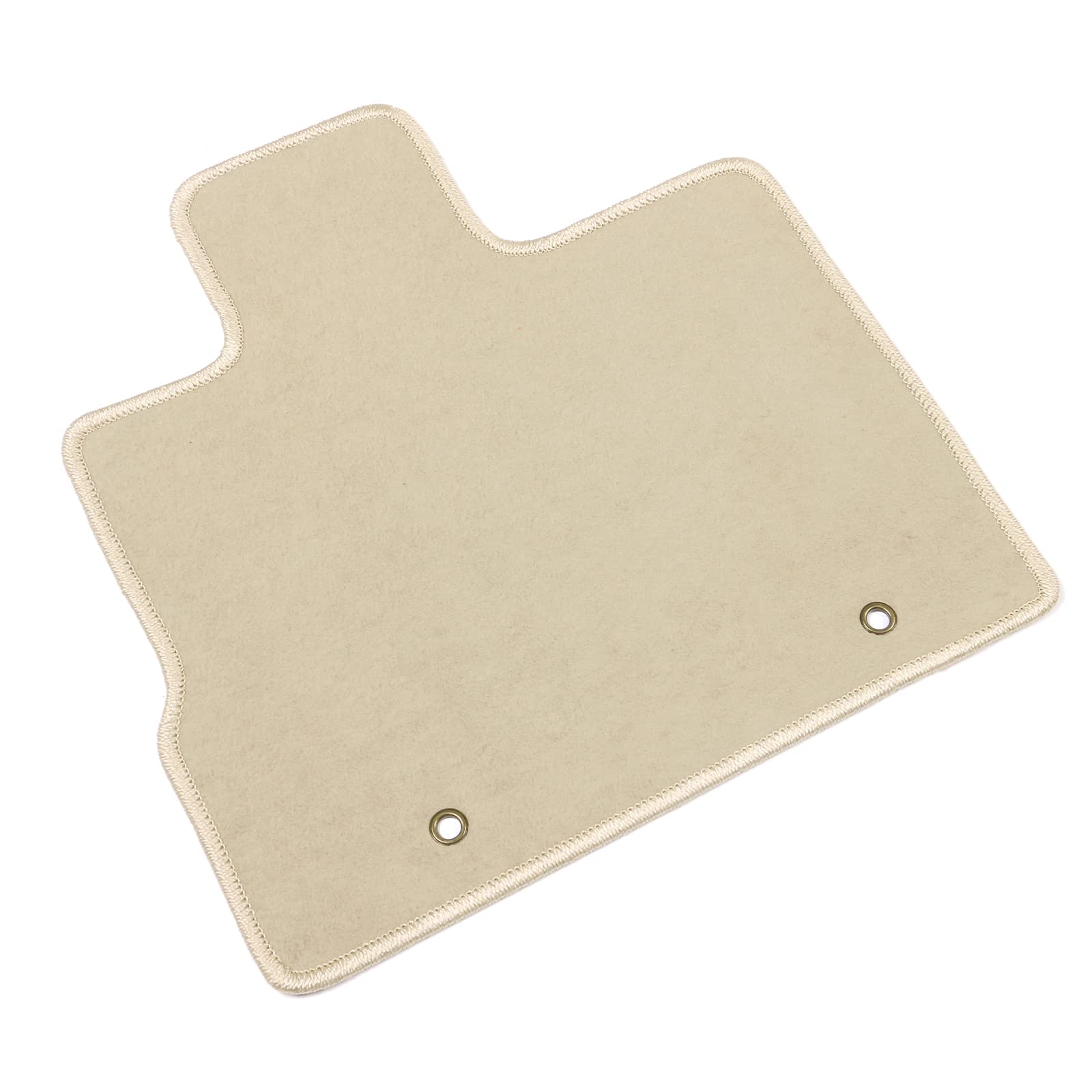 IKON MOTORSPORTS, Floor Mats Compatible with 2010-2017 Chevrolet Equinox, Factory Fitment Beige Nylon Front & Rear Car Floor Mat