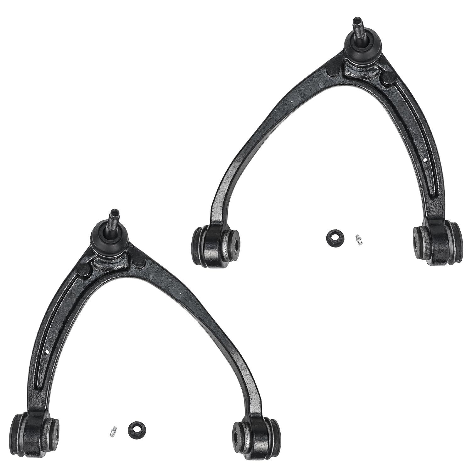 Detroit Axle - Front Upper Control Arms W/Ball Joints For Chevy Gmc Silverado Sierra Suburban Yukon Xl 1500 Avalanche Tahoe Cadi