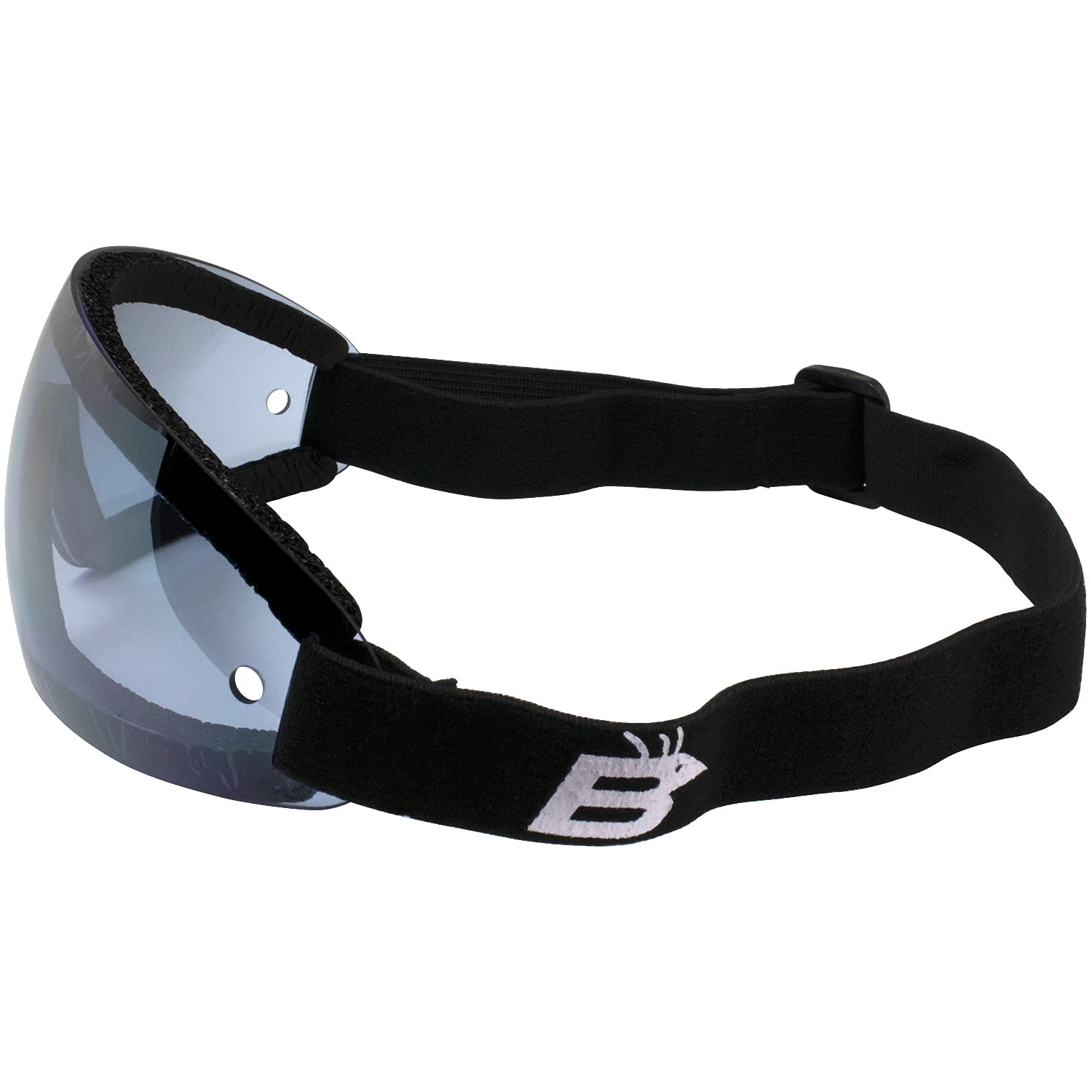 Birdz Eyewear Wing Skydive Skydiving Goggles One Reduced Glare Light Blue Lens And One Clear Lens With Great Peripheral Vision D