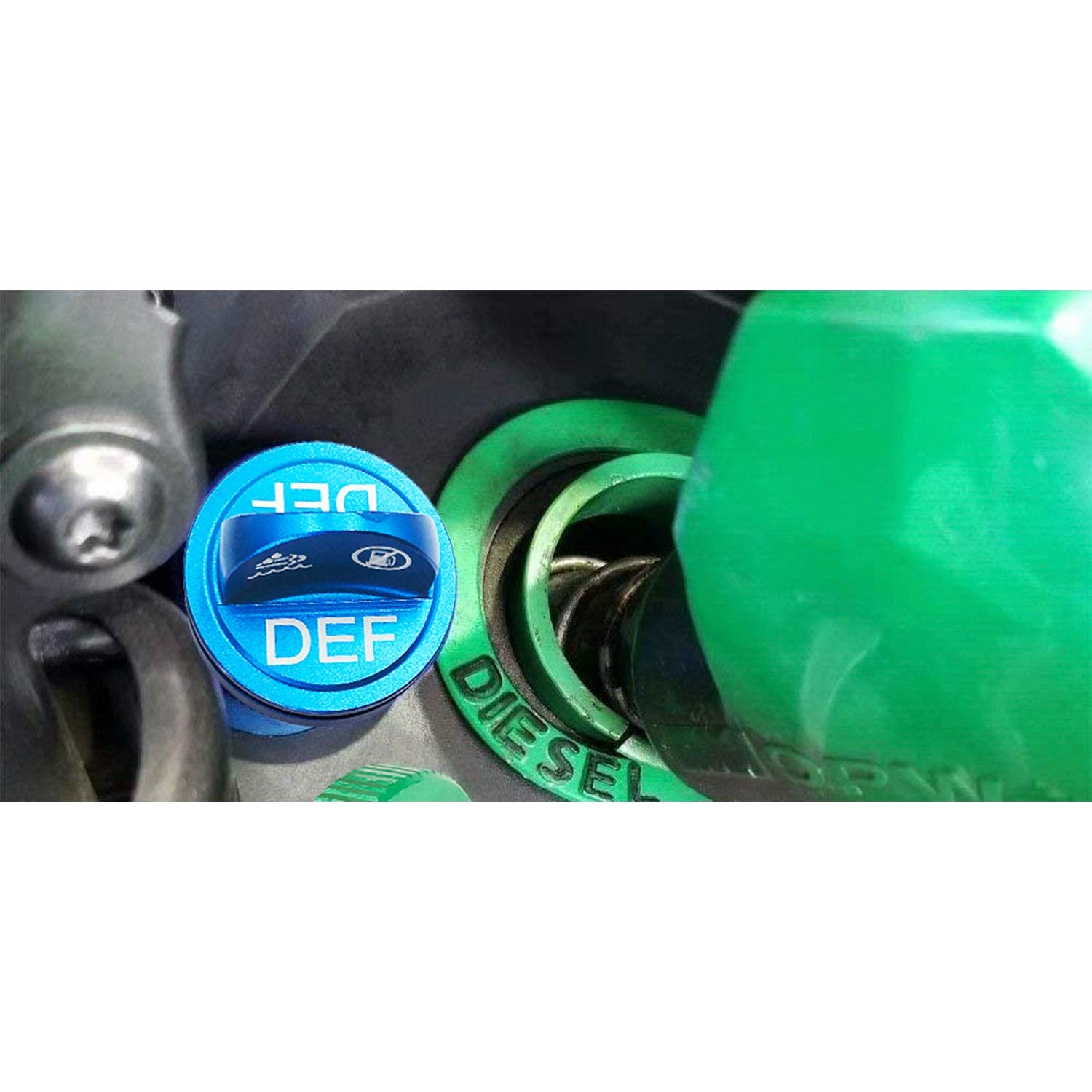 Aluminum Def Fuel Tank Cap For Dodge, Aluminum Def Cap Combo For Dodge Ram Truck 1500 2500 3500