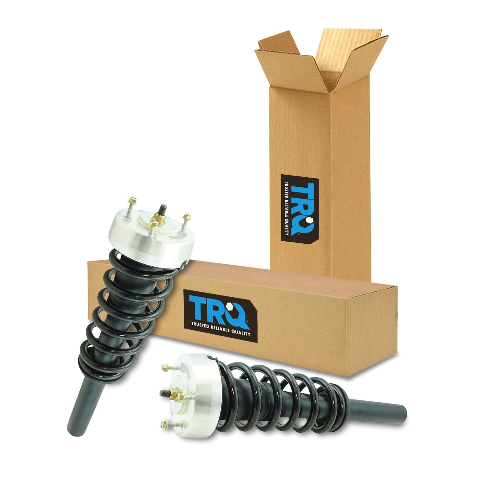 Trq Front Strut & Coil Spring Assembly Set Driver & Passenger Sides Compatible With 07-13 Bmw X5 08-14 X6