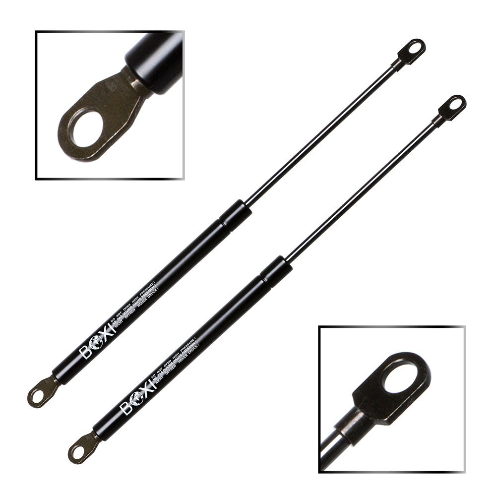 BOXI 2pcs Universal Lift Supports Struts Shocks Gas Struts Shocks Springs Supports Extended Length 10 inches/Compressed Length 6.75 inches / 60lbs Force / 10.2mm Eyelet Hole Ends | SG459003 4037