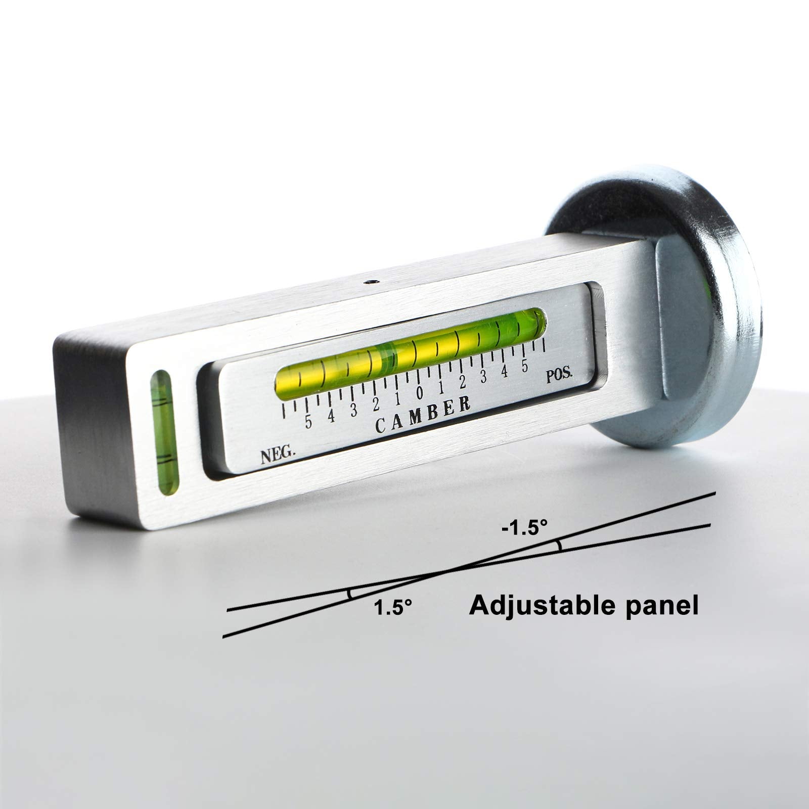 Toolwiz Universal Adjustable Magnetic Gauge Tool Camber Castor Strut Wheel Alignment Tools For Car Truck Rv Tire Repair Caster Alignment Castor Wheel Gauge Camber Alignment Tools Camber Gauge