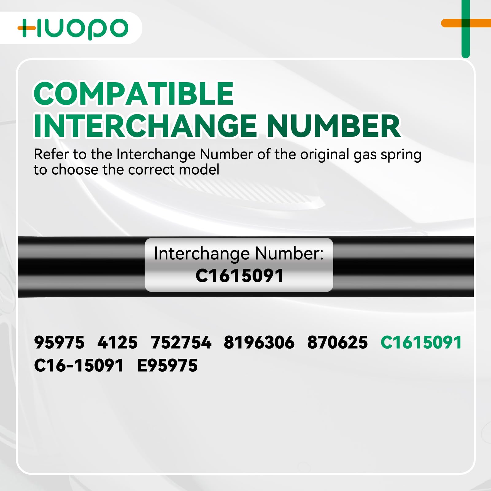 C1615091 13 inch 25 lb/111 N Gas Struts Shocks 13'' Lift Support for Snugtop Leer Camper Shell Rear Windows Door Truck Topper Ca