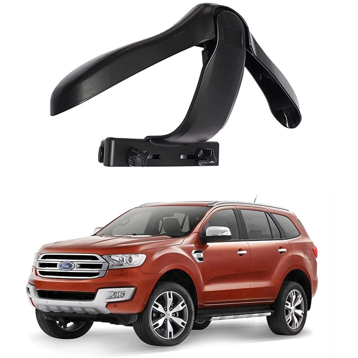 Oshotto CH04 Detachable Headrest Car Coat Hanger Back Seat Clothes Holder for Suit Coats Blazer Jackets Compatible with Ford En