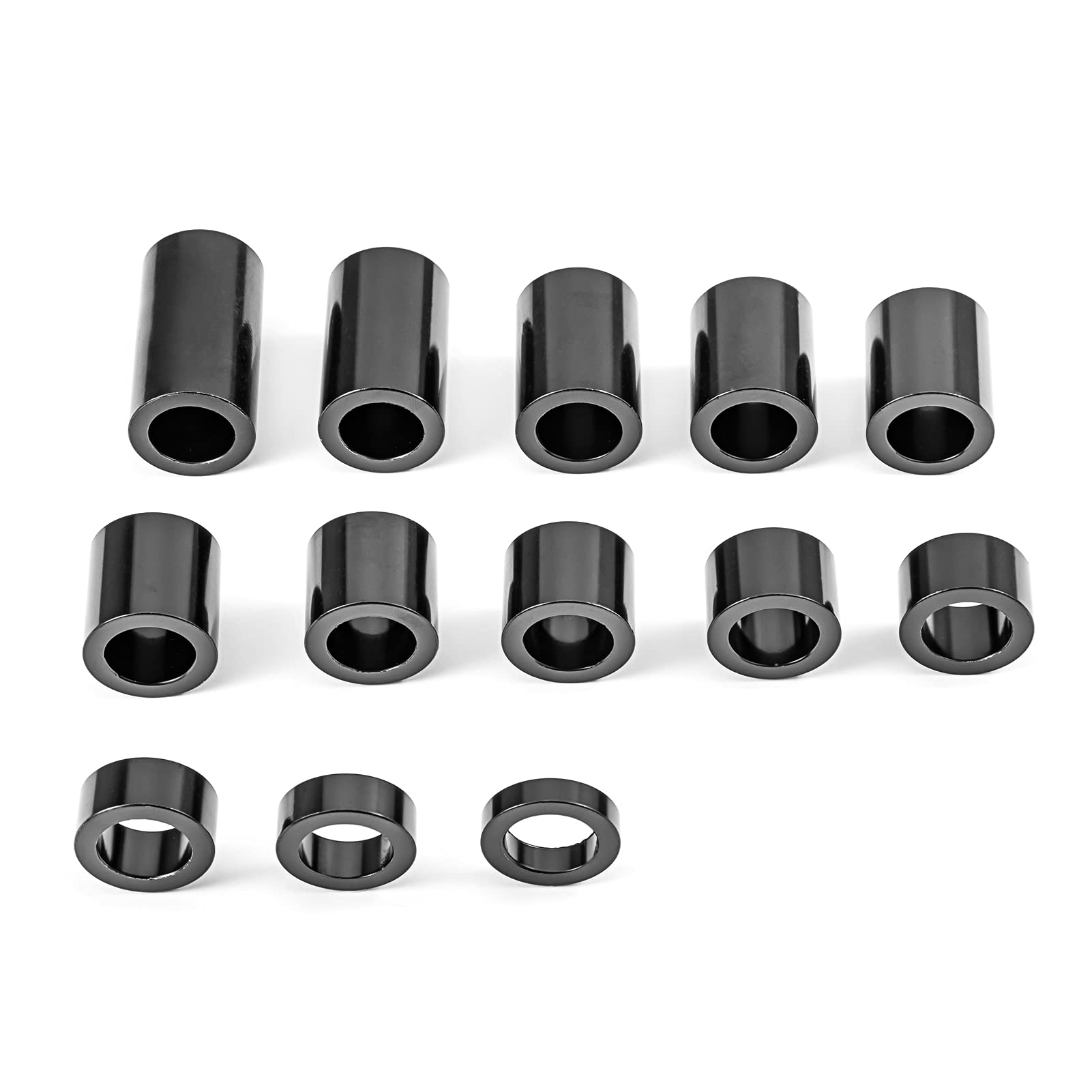 Mofun 13 Piece O.D. 1-1/8' Wheel Spacer For 3/4' Axle Compatible With The Harley Motorcycle Custom Bobbers And Choppers