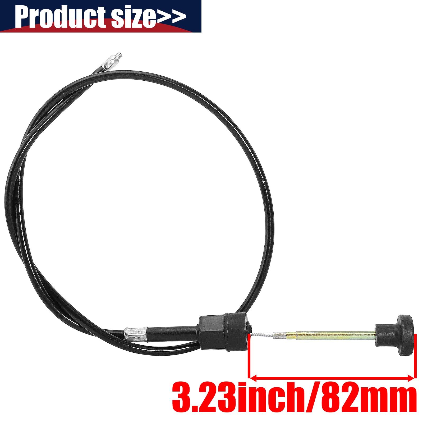 Qazaky Pw80 Choke Throttle Cable Compatible With Yamaha Pw80 Bw80 Y-Zinger Push Pull Big Wheel 80 Lifan