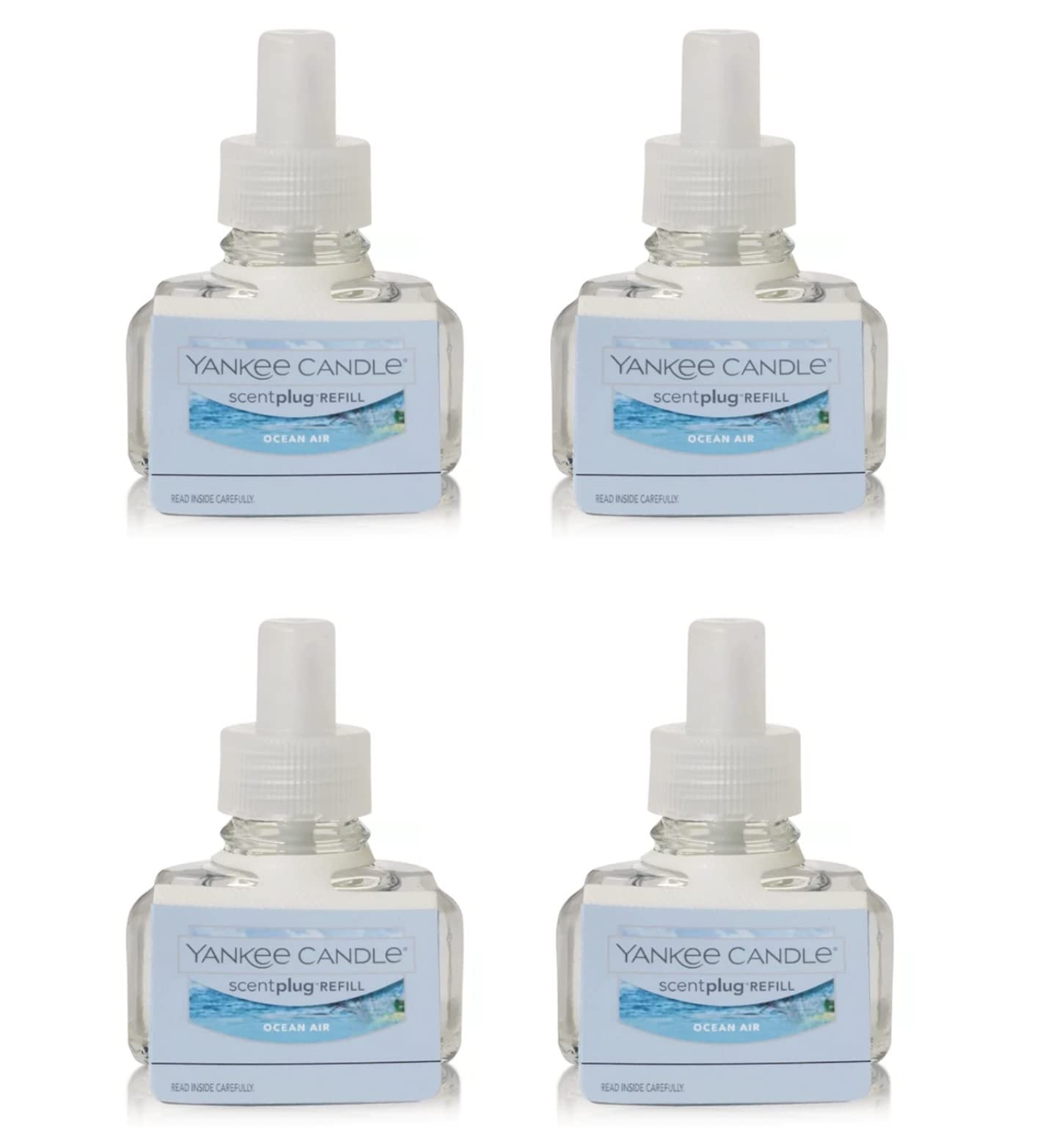 Yankee Candle Scent Plug Refill, Ocean Air (Pack Of 4)