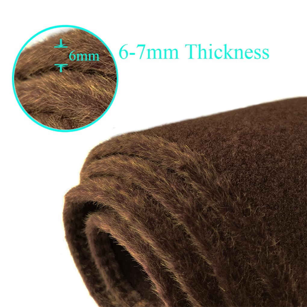 Dash Cover Mat Pad Custom Fit For Toyota Camry 2007 2008 2009 2010 2011 Dashboard Cover Carpet Cap Protector (Darkbrown) Y27