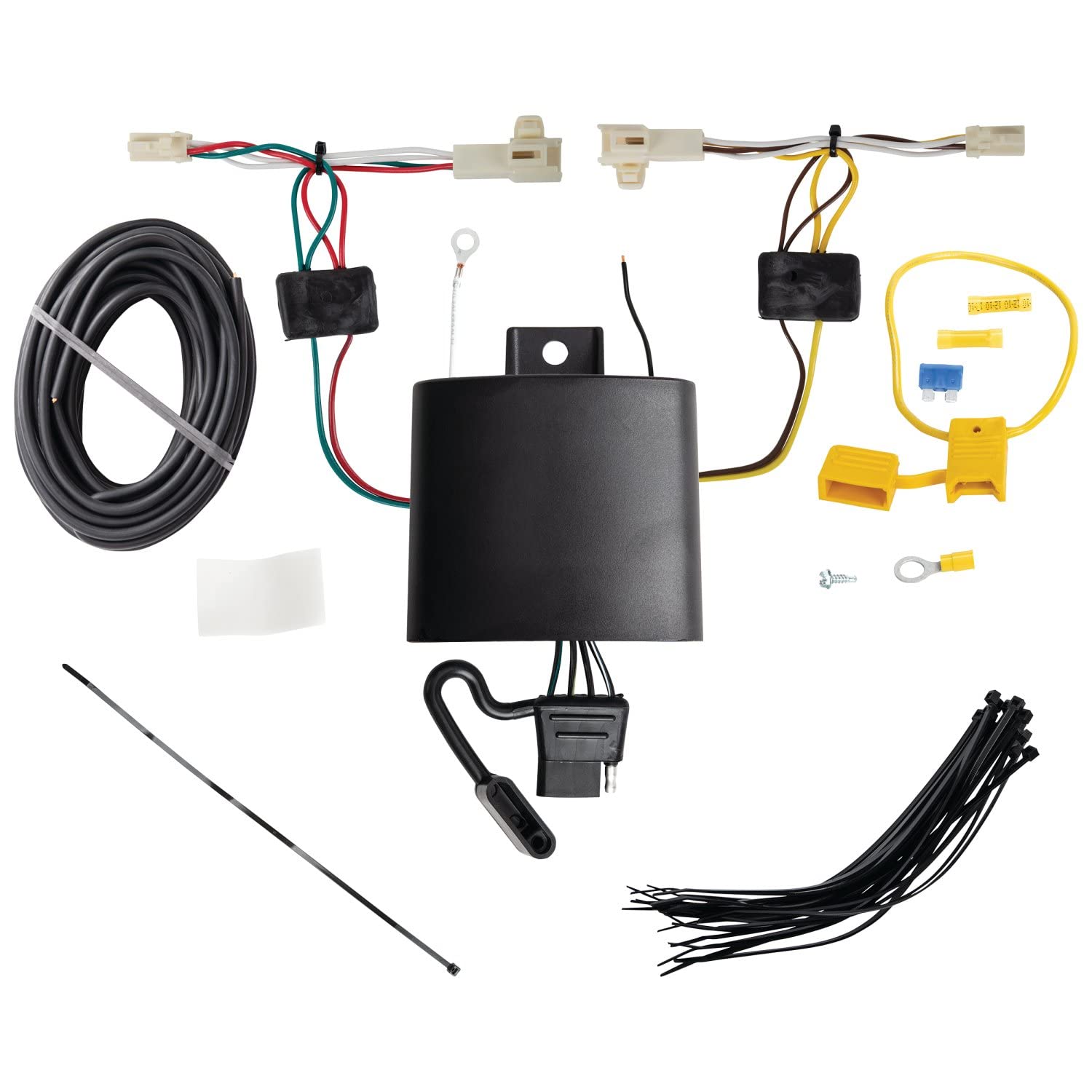 Tekonsha 118856: T-One T-Connector Harness, 4-Way Flat, W/Circuit Protected Modulite Hd Module