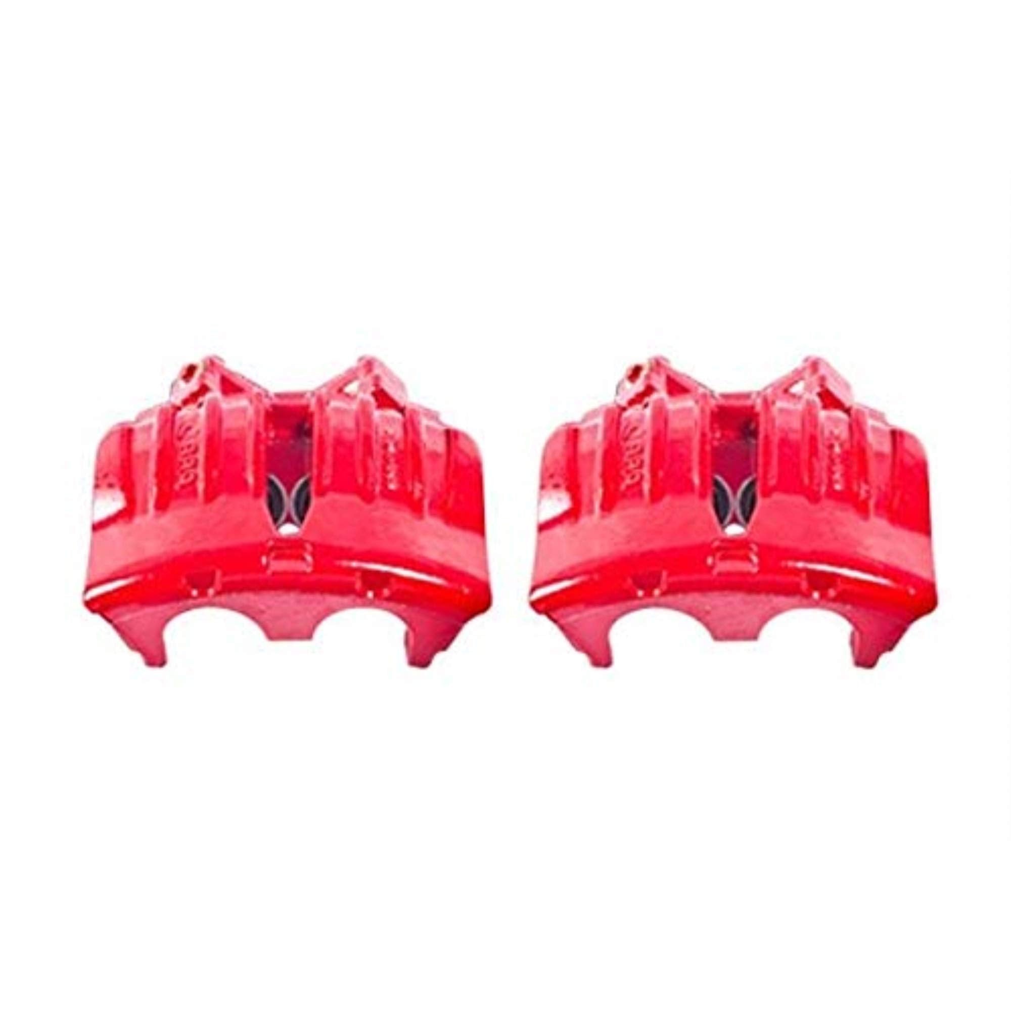 Power Stop S4836 Rear Pair Red Powder Coated Calipers For 2007-2009 Chrysler Aspen | 2003-2009 Dodge Durango | 2002-2018 Ram 150