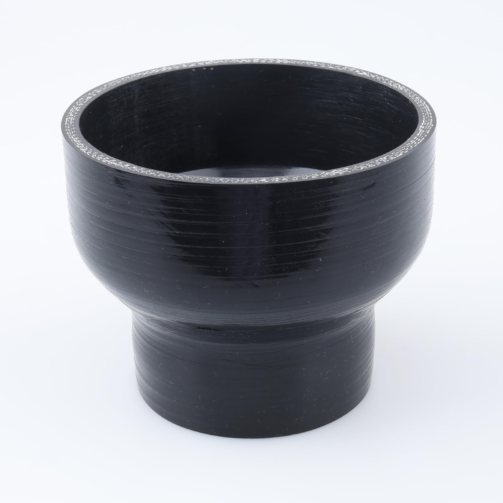 Ac Performance Id 4.5'' To 3'' (114Mm To 76Mm) Silicone Hose Straight Reducer 4-Ply Reinforced Black, 3'' Length
