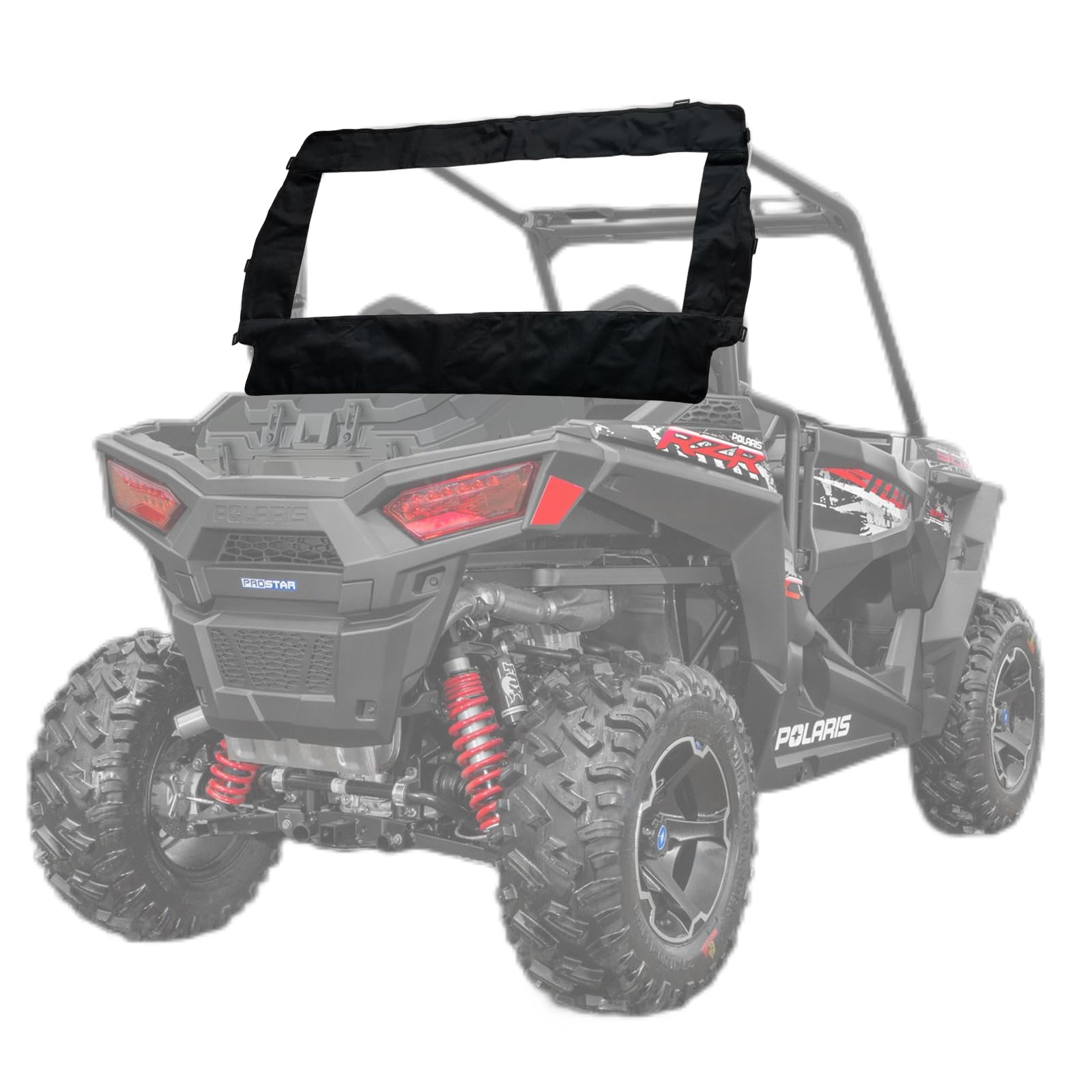 Qymoto Utv Rear Window,Rear Windshield For Polaris Rzr Xp 900 Full Back Window Cover