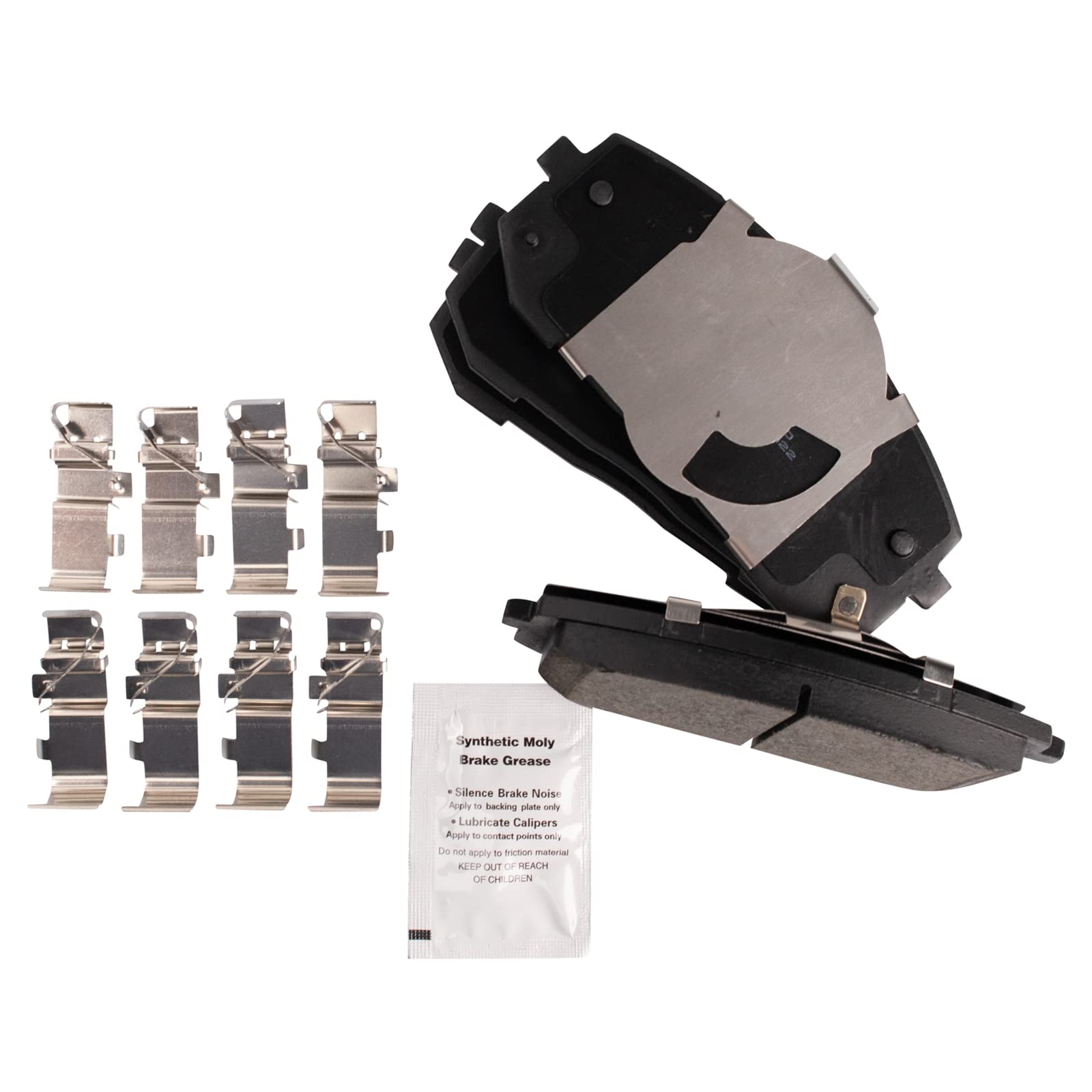 TRQ Front Brake Pads Ceramic Compatible with 2021-2023 Hyundai Elantra 2020-2022 Sonata 2021 Kia K5