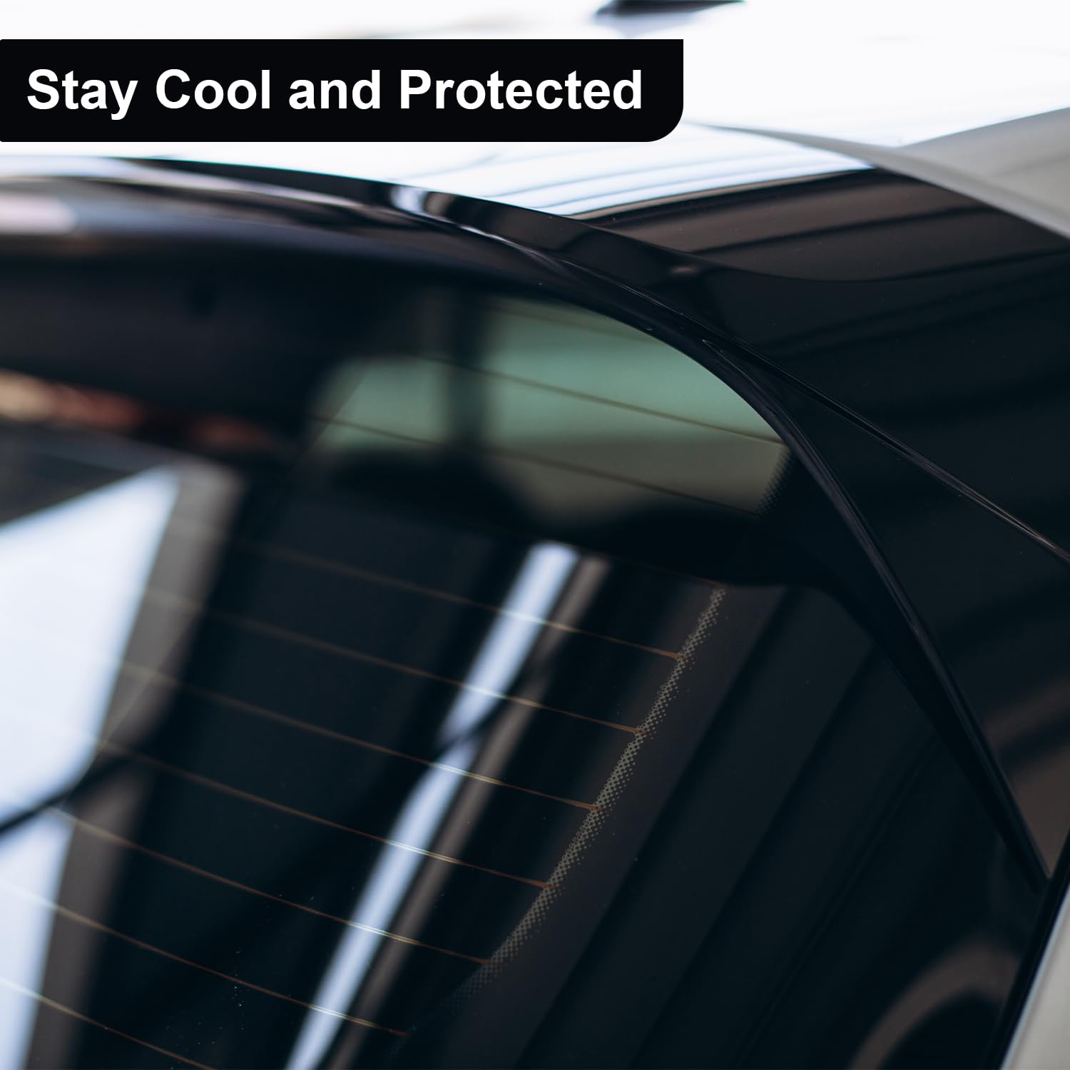 LuxeShade Auto Window Tint Film Roll - 15% VLT Privacy, UV Protection, Scratch & Heat Resistant - Blackout Shade for Car Windows