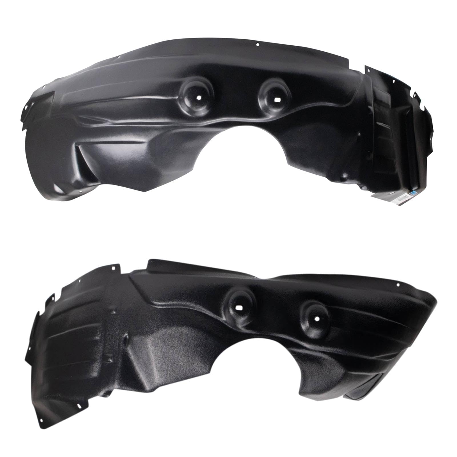 Trq Front Inner Fender Liner Set Compatible With 2009-2020 Dodge Journey Ch1248167 Ch1249167