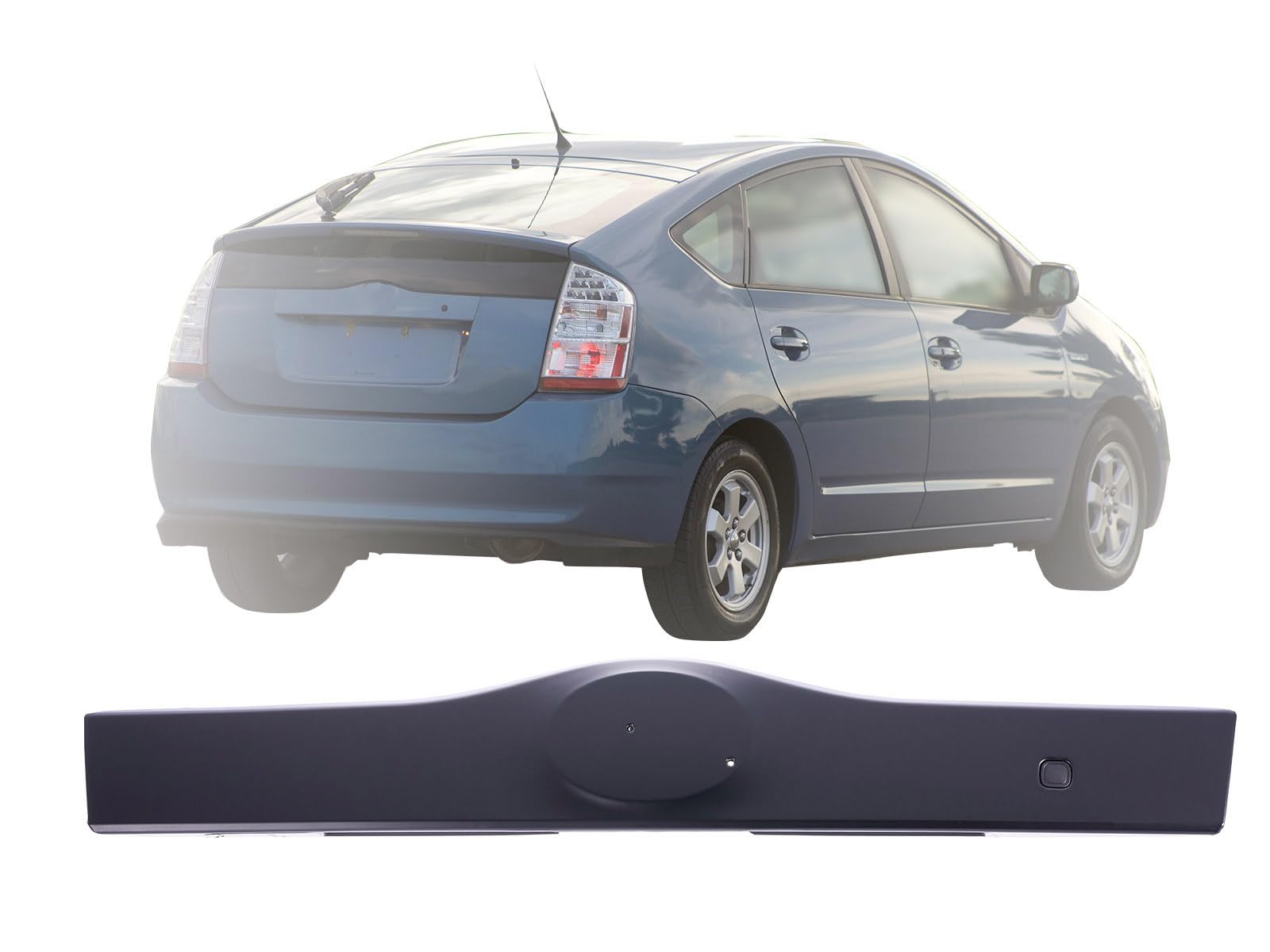 Auto Parts Avenue APA Replacement Black Rear Exterior Tailgate Liftgate Handle Garnish for 2004-2009 Prius 7680147040C0