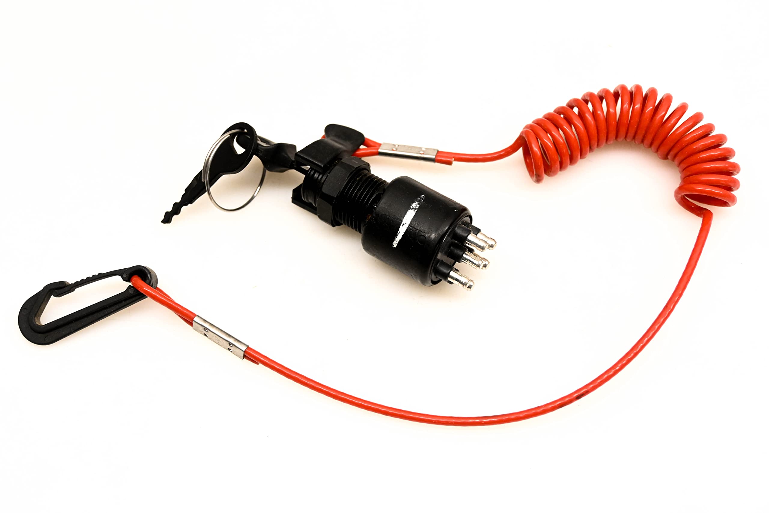 Johnson, Evinrude, Omc Ignition Key Switch & Safety Lanyard 5005801, 175974