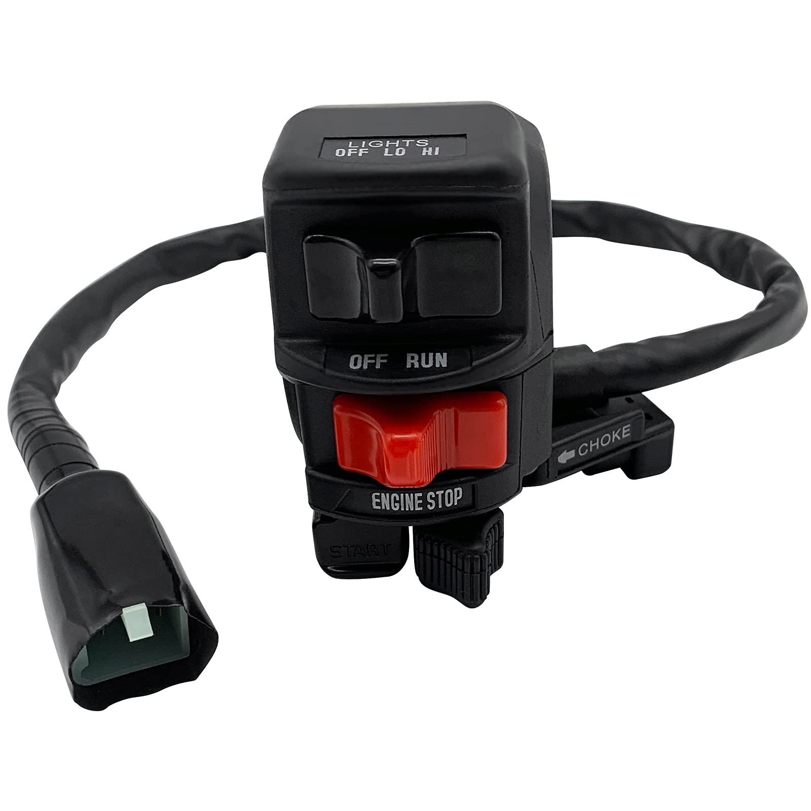 Handlebar Switch Engine Start Stop Run Off Headlight for Kawasaki Bayou 300 KLF300 Bayou 400 KLF400 Lakota 300 KEF300 Prairie 40
