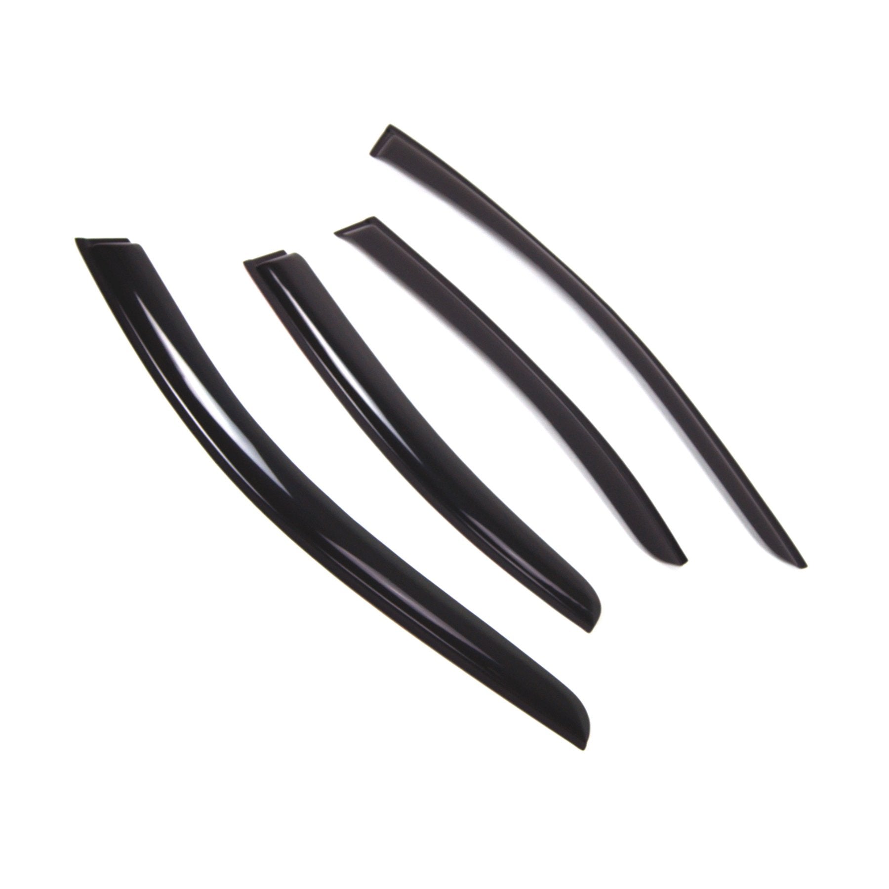 Tuningpros Outside Mount Window Vent Visors Rain Guards Compatible With Nissan Maxima Sedan 2009-2015 | Side Window Wind Deflect