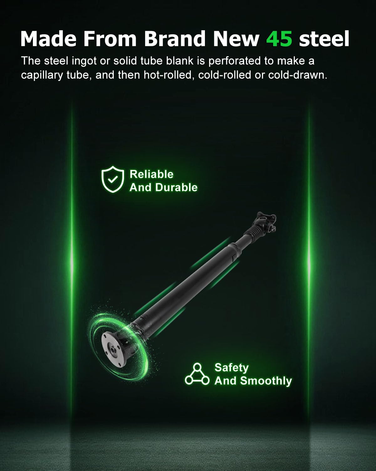 Scitoo?39.625''?Steel Rear Driveshaft Assembly Drive Shaft Prop Shaft For Jeep Commander For Jeep Grand Cherokee For Jeep Libert