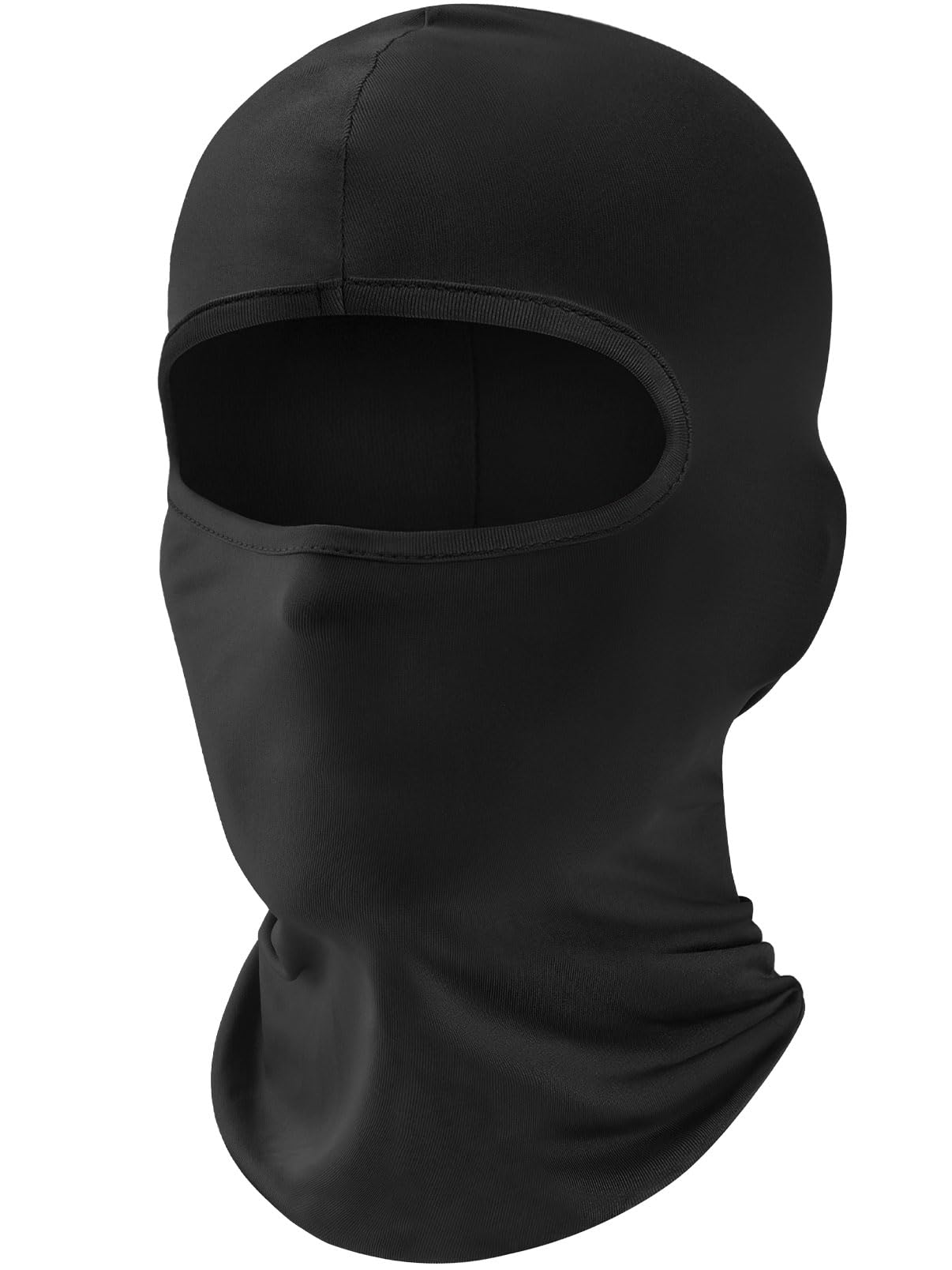 Fuinloth Full Face Mask For Bikers,Balaclava Uv Protection Helmet Fase Cover For Men/Women Black