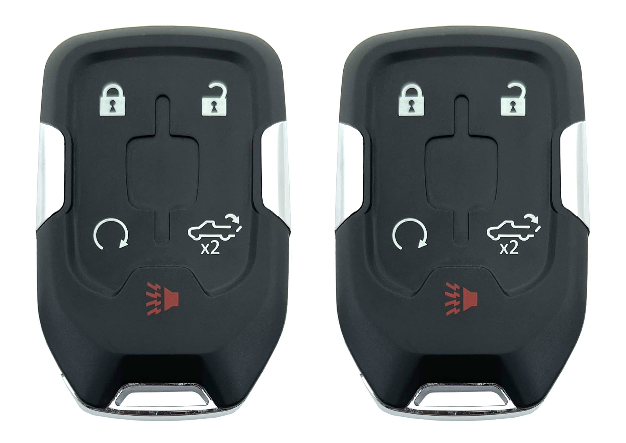 Smart Key Fob Case Shell Fit For 2021 2020 2019 Chevrolet Silverado 1500 2500 Hd 3500 Hd Gmc Sierra 1500 2500 Hd 3500 Hd 5 Butto