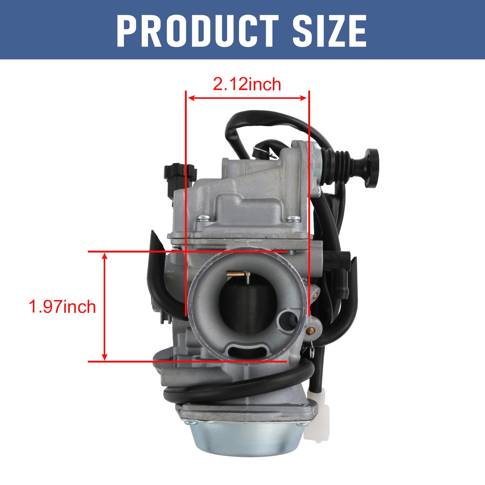 Radhlbniu Carburetor Compatible With Honda Trx350Es/Fe/Fm/Te/Tm Rancher 2000-2006, Trx450Fe/Fm/Es/S Foreman 1998-2004, Trx350/30