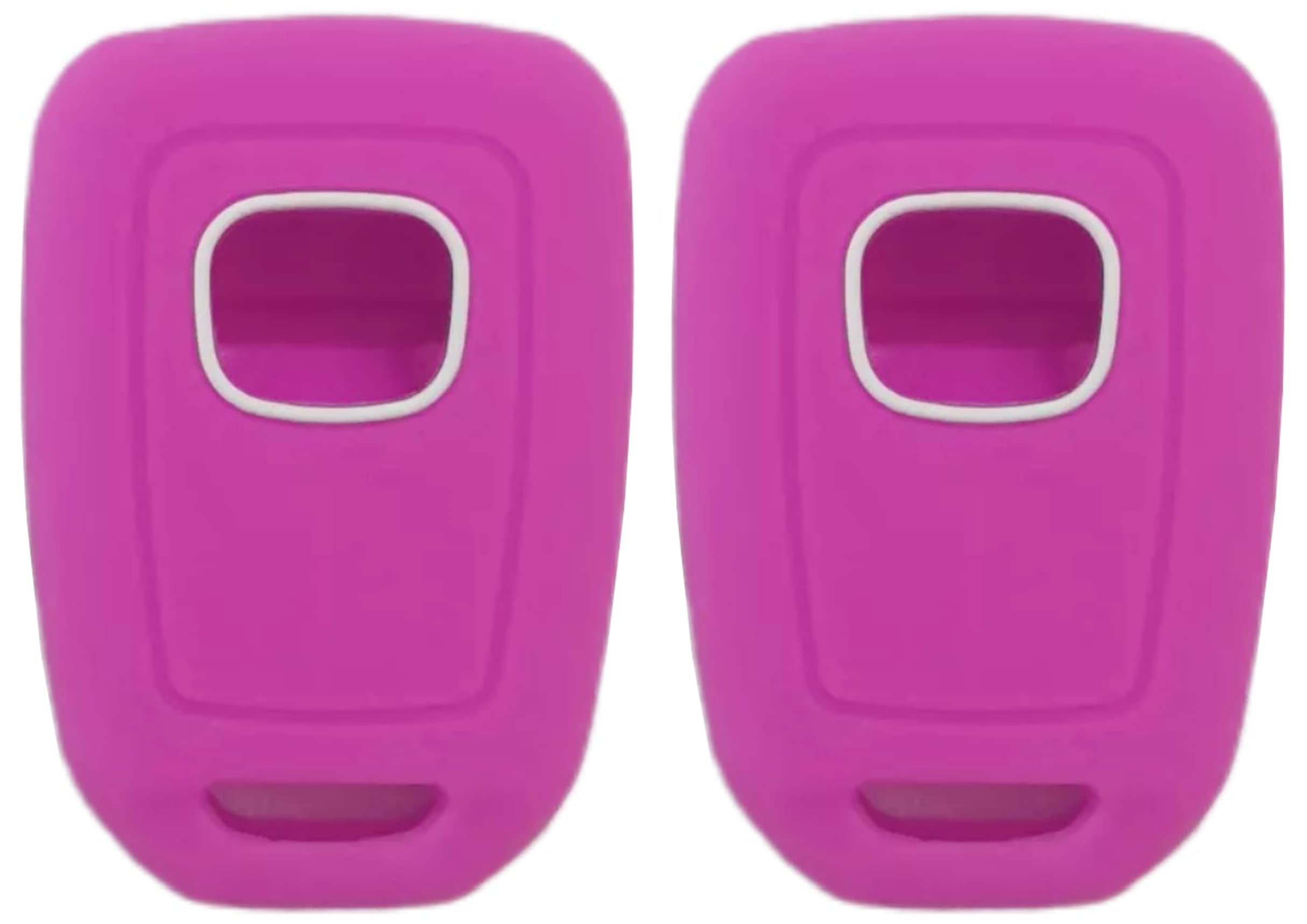 Reprotecting Silicone Rubber Key Fob Cover Compatible With 2013-2021 Honda Accord Cr-V Civic Crosstour Fit Mlbhlik6-1T Mlbhlik6-1Ta (Purple Purple)