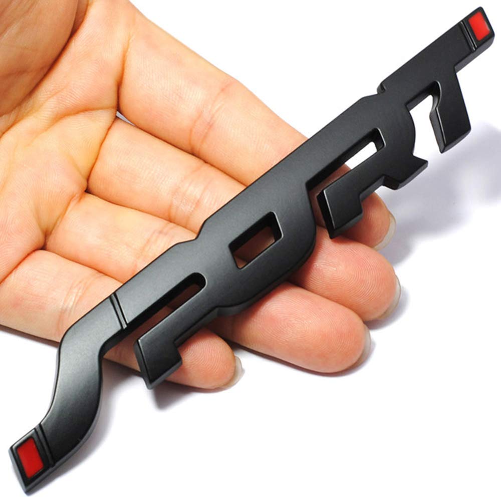 Huapx 2Pack Metal Car Sport Sticker,3D Premium Car Side Fender Rear Trunk Emblem Logo Badge Decals Compatible For Ford/Jeep/Bmw/