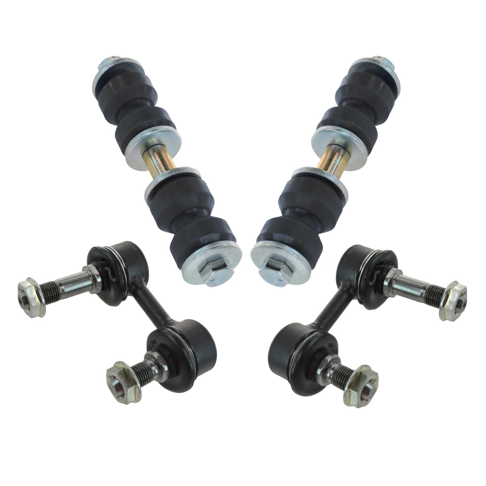 Trq Sway Bar Stabilizer Link Set Front & Rear Compatible With 02-05 Sedona