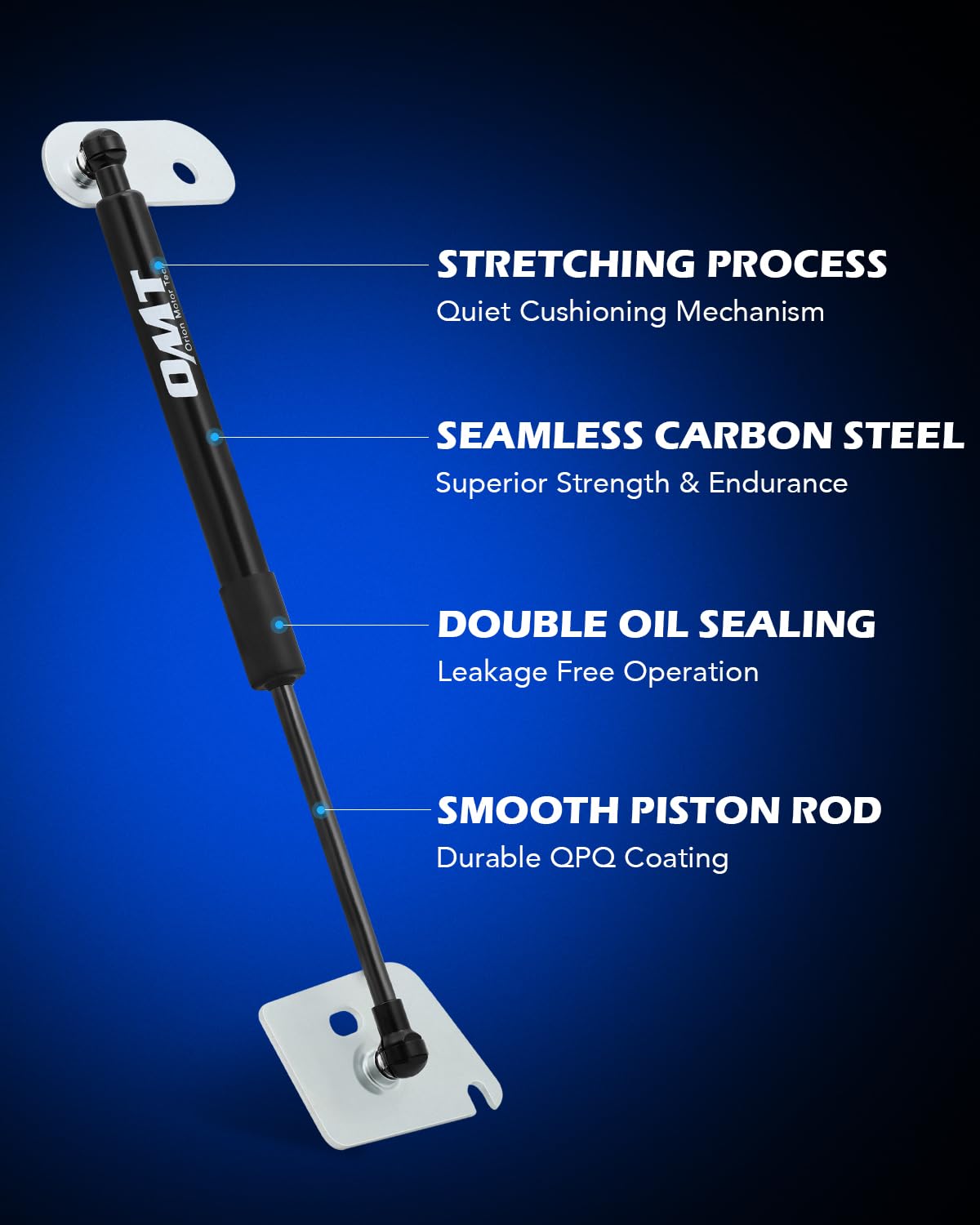 Orion Motor Tech Tailgate Assist for 15-23 Ford F150, Silver Lift Shock Accessory, Truck Tailgate Support System